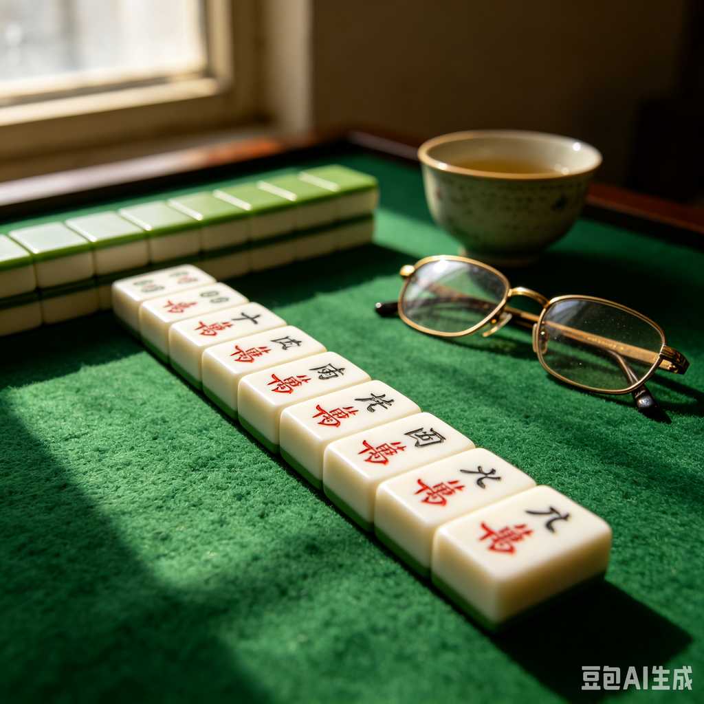 mini mahjong tiles keychain